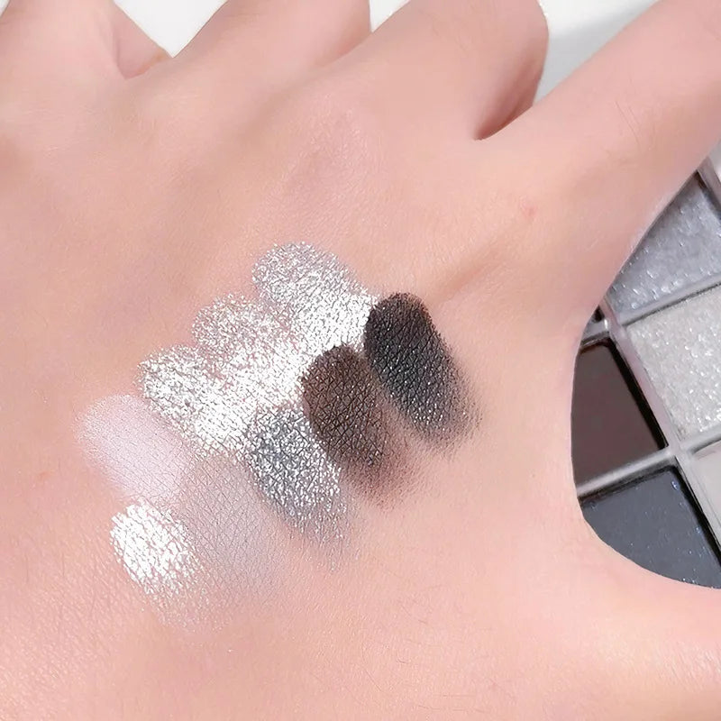 Paleta de sombras 9 cores coreana barata,alta qualidade profissional.