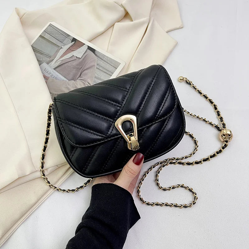 Bolsa crossbody elegante.