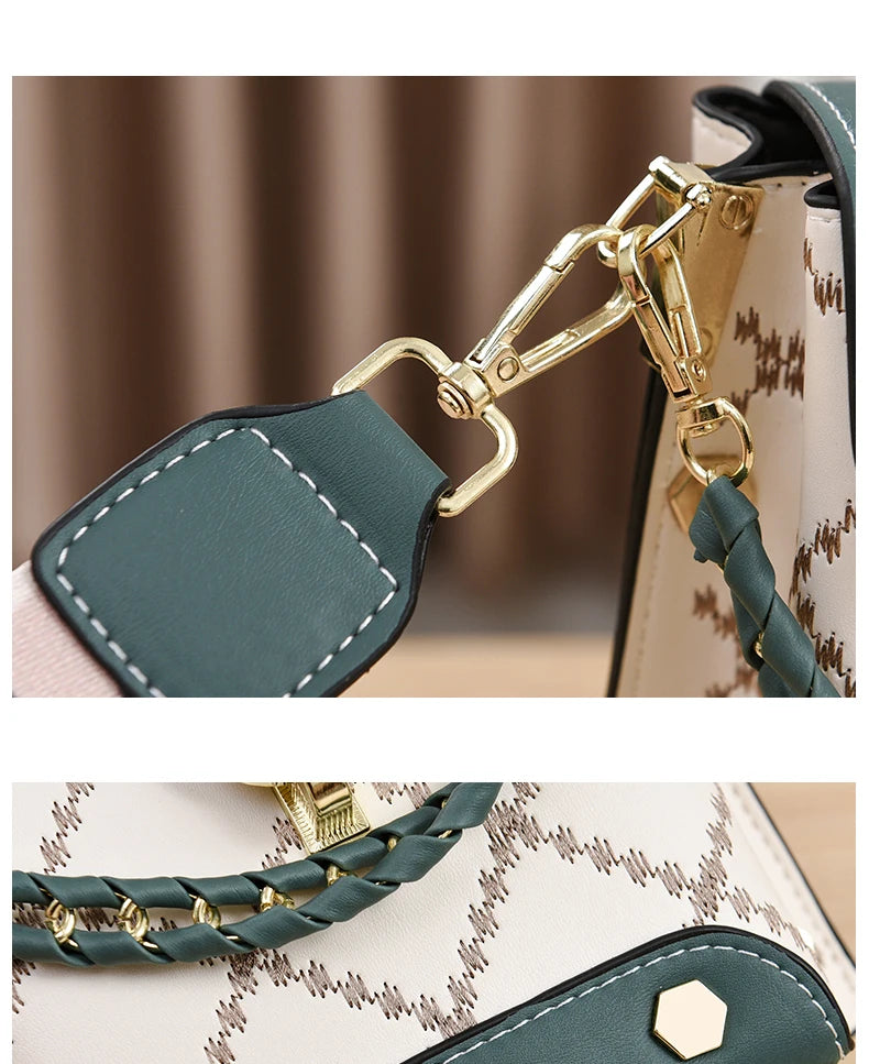 Mini Studded Decor Crossbody Bag,para mulheres.bolsa de telefone movel.